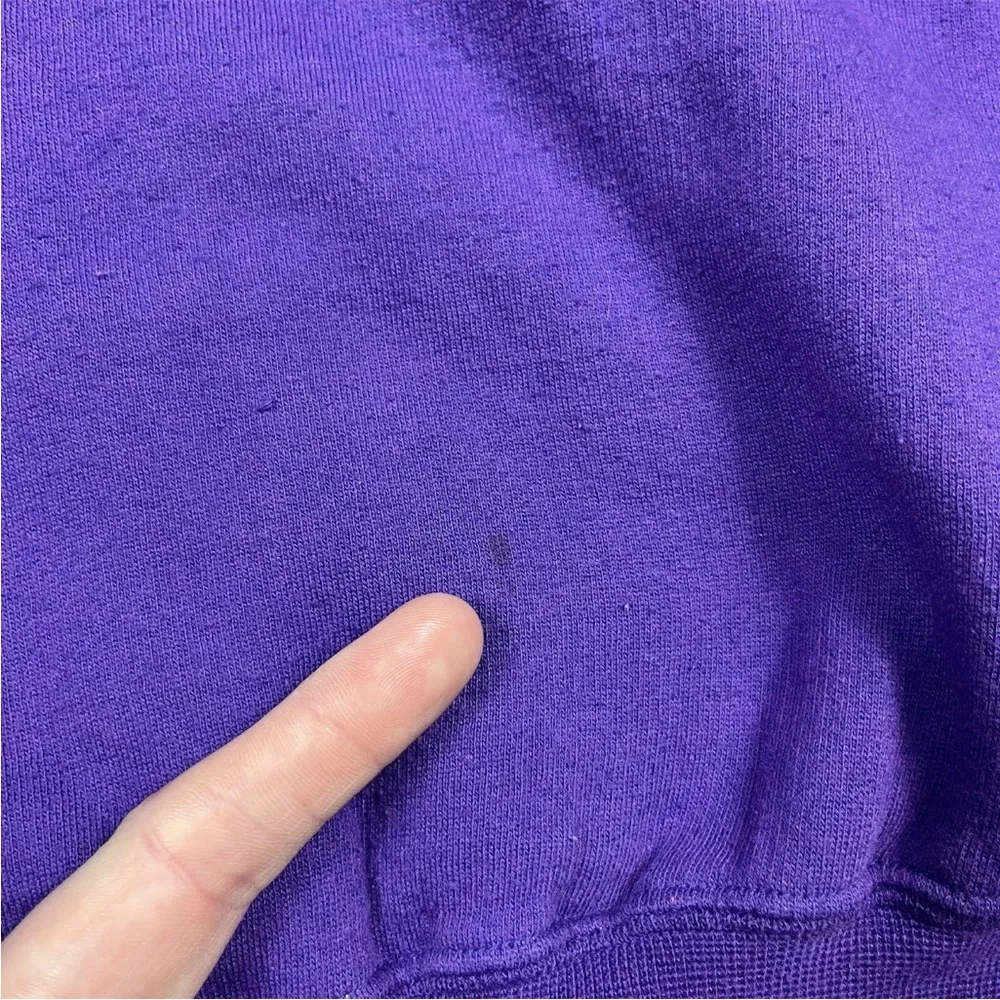 Vintage University Of Portland Oregon Purple White Crewneck Sweater